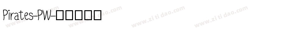Pirates-PW字体转换