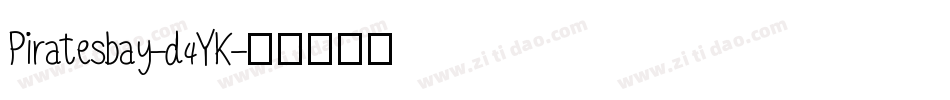 Piratesbay-d4YK字体转换