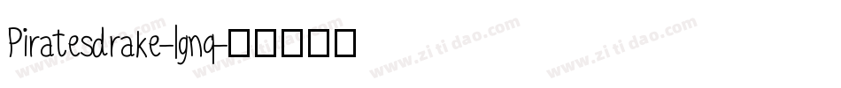 Piratesdrake-lgnq字体转换