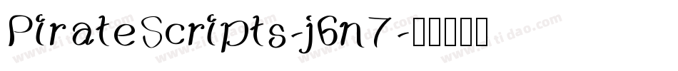 PirateScripts-j6n7字体转换