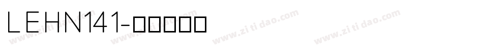 LEHN141字体转换