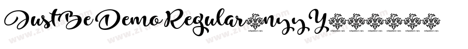 JustBeDemoRegular-nyyY字体转换