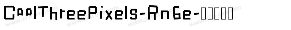 CoolThreePixels-Rn6e字体转换