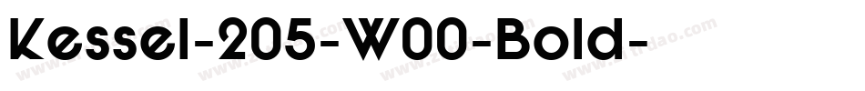 Kessel-205-W00-Bold字体转换