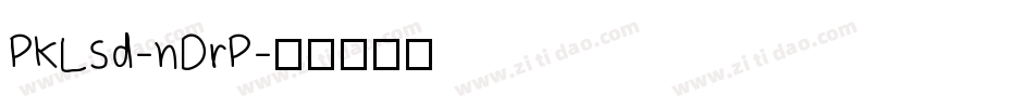 PkLsd-nDrP字体转换