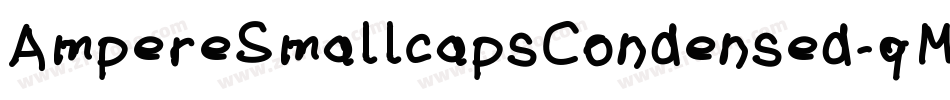 AmpereSmallcapsCondensed-qMPl字体转换
