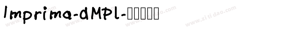 Imprima-dMPl字体转换
