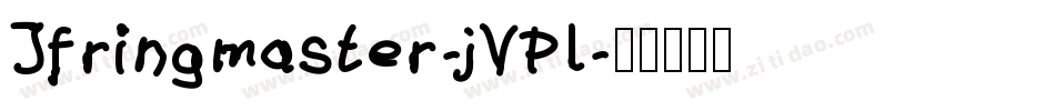 Jfringmaster-jVPl字体转换