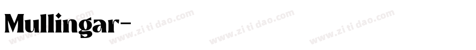 Mullingar字体转换