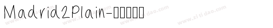 Madrid2Plain字体转换