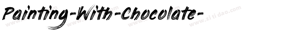 Painting-With-Chocolate字体转换