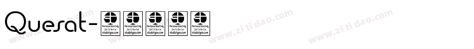 Quesat字体转换