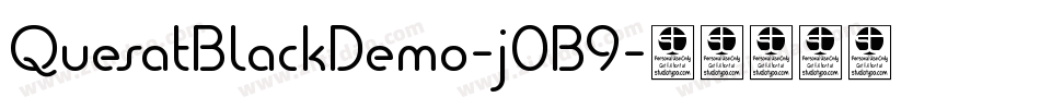 QuesatBlackDemo-j0B9字体转换