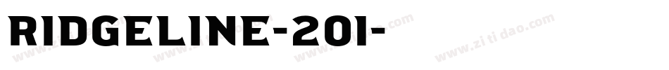 Ridgeline-201字体转换