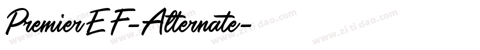 PremierEF-Alternate字体转换