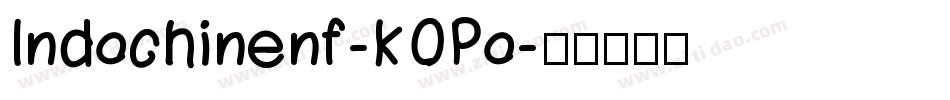 Indochinenf-KOPo字体转换