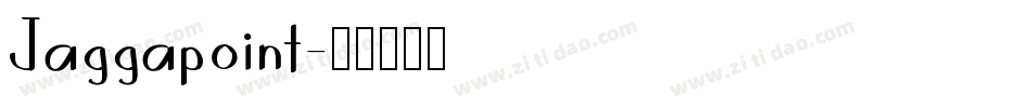 Jaggapoint字体转换