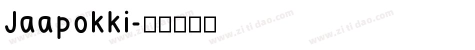 Jaapokki字体转换