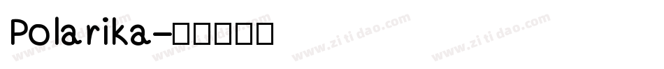 Polarika字体转换