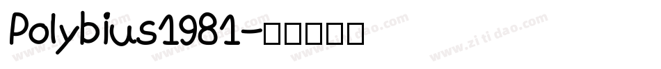 Polybius1981字体转换