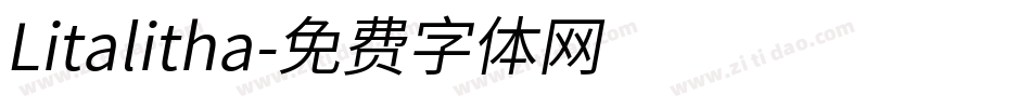 Litalitha字体转换