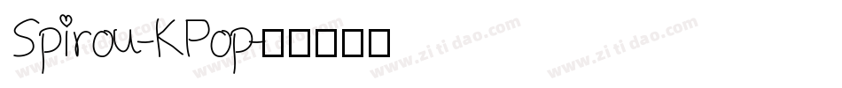 Spirou-KPop字体转换