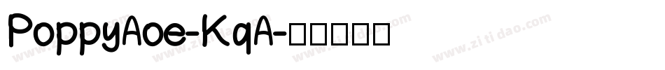PoppyAoe-KqA字体转换