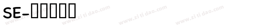 SE字体转换