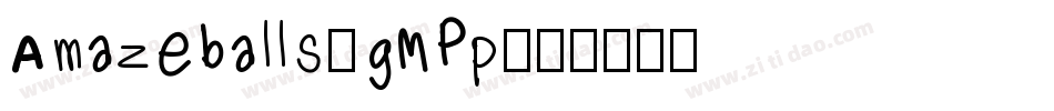Amazeballs-gMPp字体转换