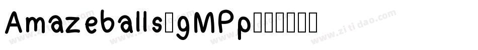 Amazeballs-gMPp字体转换