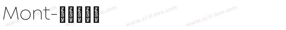 Mont字体转换