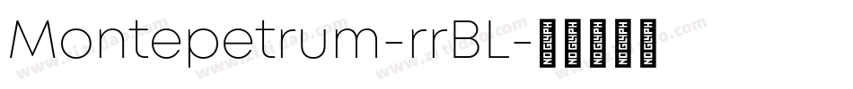 Montepetrum-rrBL字体转换