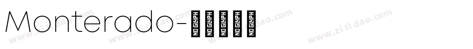 Monterado字体转换
