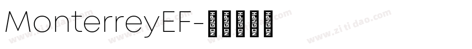 MonterreyEF字体转换