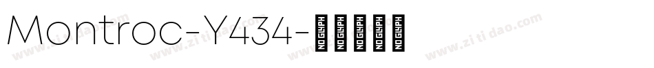 Montroc-Y434字体转换