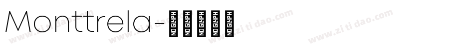 Monttrela字体转换