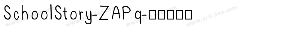SchoolStory-ZAPq字体转换