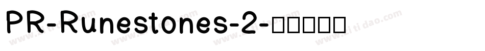 PR-Runestones-2字体转换