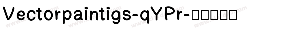 Vectorpaintigs-qYPr字体转换