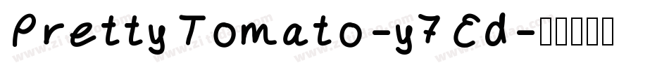 PrettyTomato-y7Ed字体转换