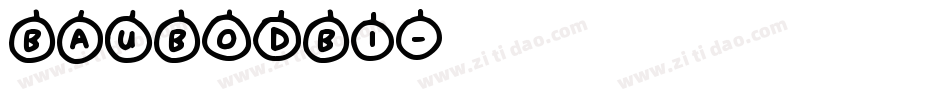 Baubodbi字体转换