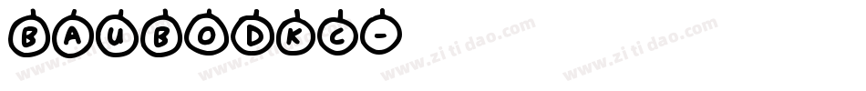 Baubodkc字体转换
