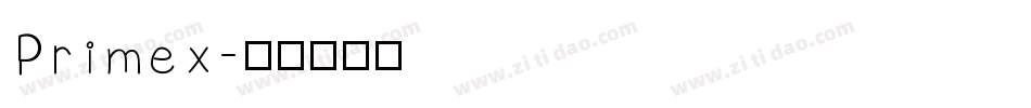 Primex字体转换
