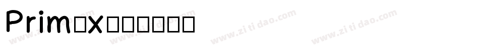 Primex字体转换