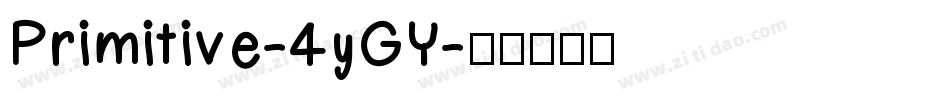 Primitive-4yGY字体转换