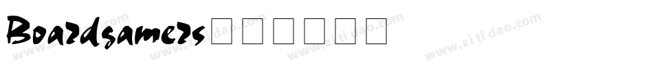 Boardgamers字体转换