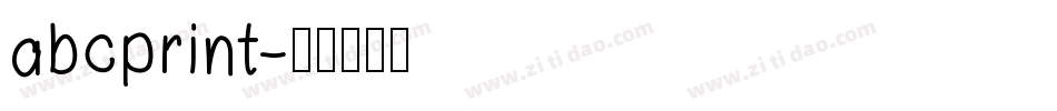 abcprint字体转换