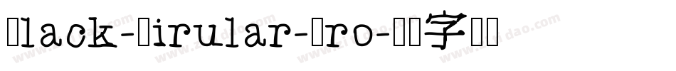Slack-Cirular-Pro字体转换