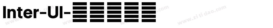 Inter-UI字体转换