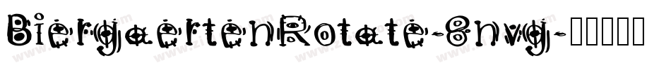BiergaertenRotate-8nvg字体转换